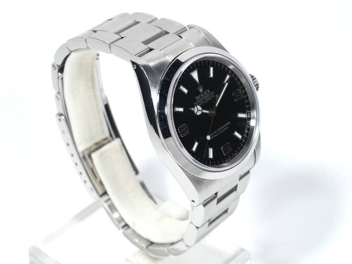 ロレックス エクスプローラーI Ref.14270 ステンレススチール ブラック文字盤 オイスターブレスレット 中古 ji2s2wh2