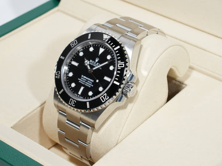 ロレックス サブマリーナー ノンデイト Ref.124060 ステンレススチール ブラック文字盤 未使用 29j4pxs2