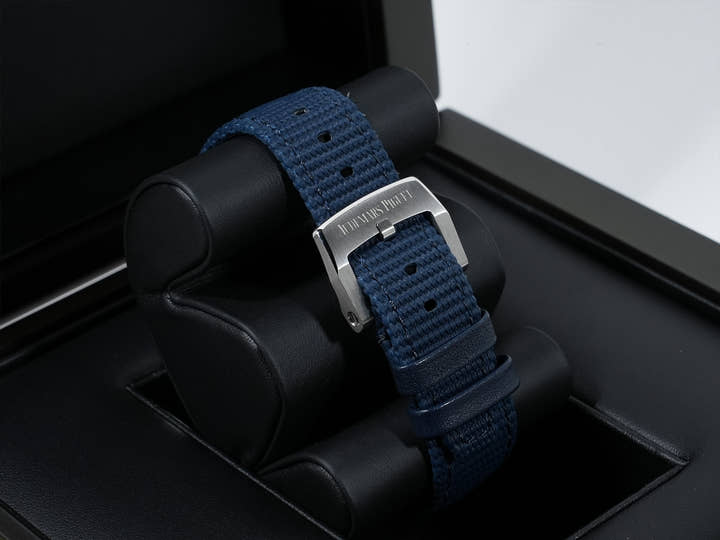 オーデマピゲ CODE 11.59 バイ オーデマ ピゲ Ref.15210ST.OO.A348KB.01 ステンレススチール ナイトブルー文字盤 美品 zdnc5min