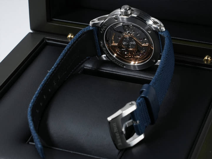 オーデマピゲ CODE 11.59 バイ オーデマ ピゲ Ref.15210ST.OO.A348KB.01 ステンレススチール ナイトブルー文字盤 美品 zdnc5min