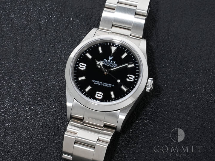 ロレックス エクスプローラーI Ref.14270 ステンレススチール ブラック文字盤 オイスターブレスレット 美中古 9yi6dwqq