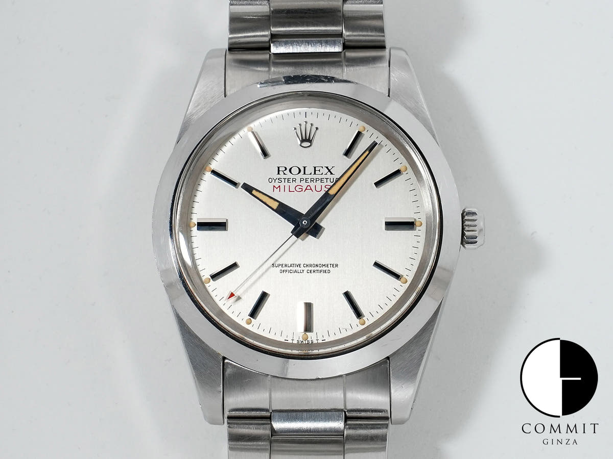 ロレックス ミルガウス Ref.1019 ステンレススチール シルバー文字盤 中古 jvuhhya4