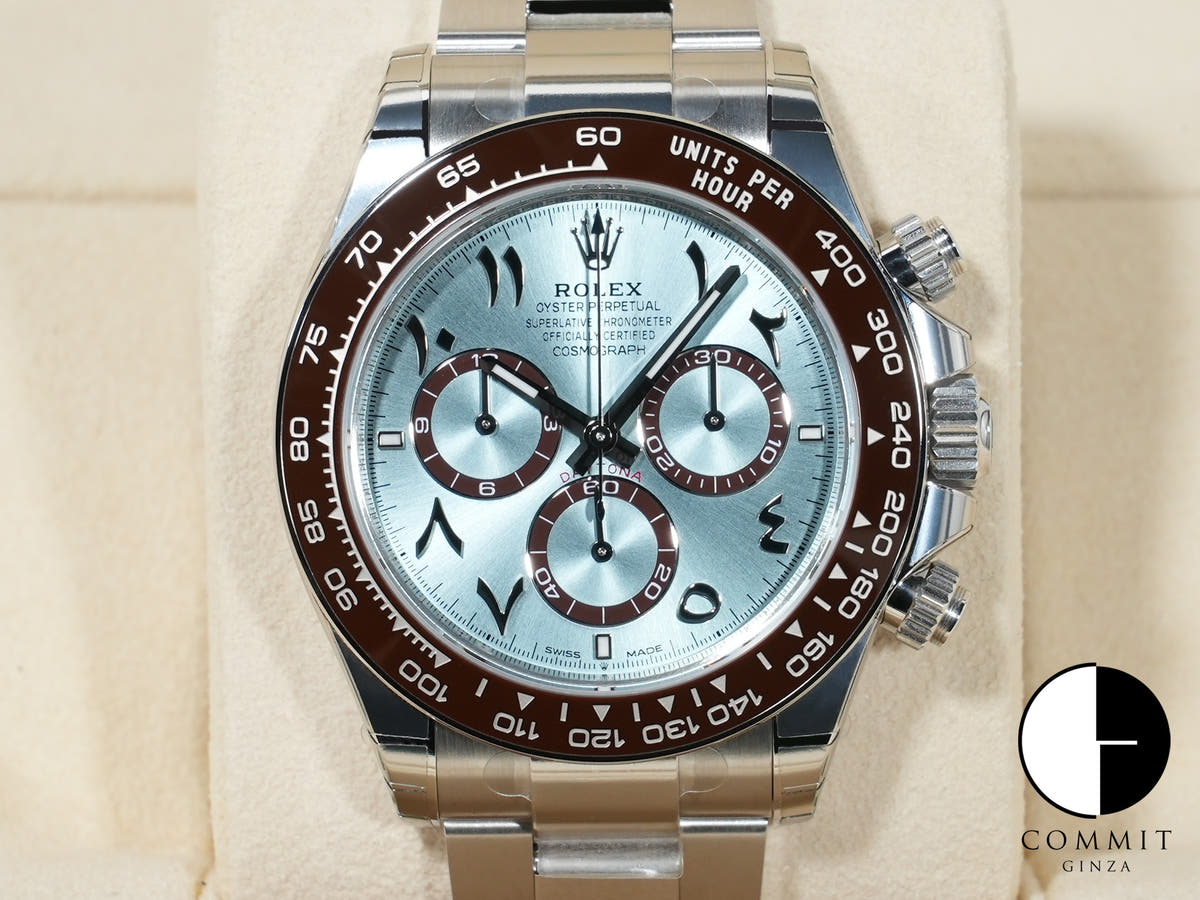 ロレックス デイトナ Ref.126506 プラチナ アイスブルー アラビア文字盤 美品 qcantrbe