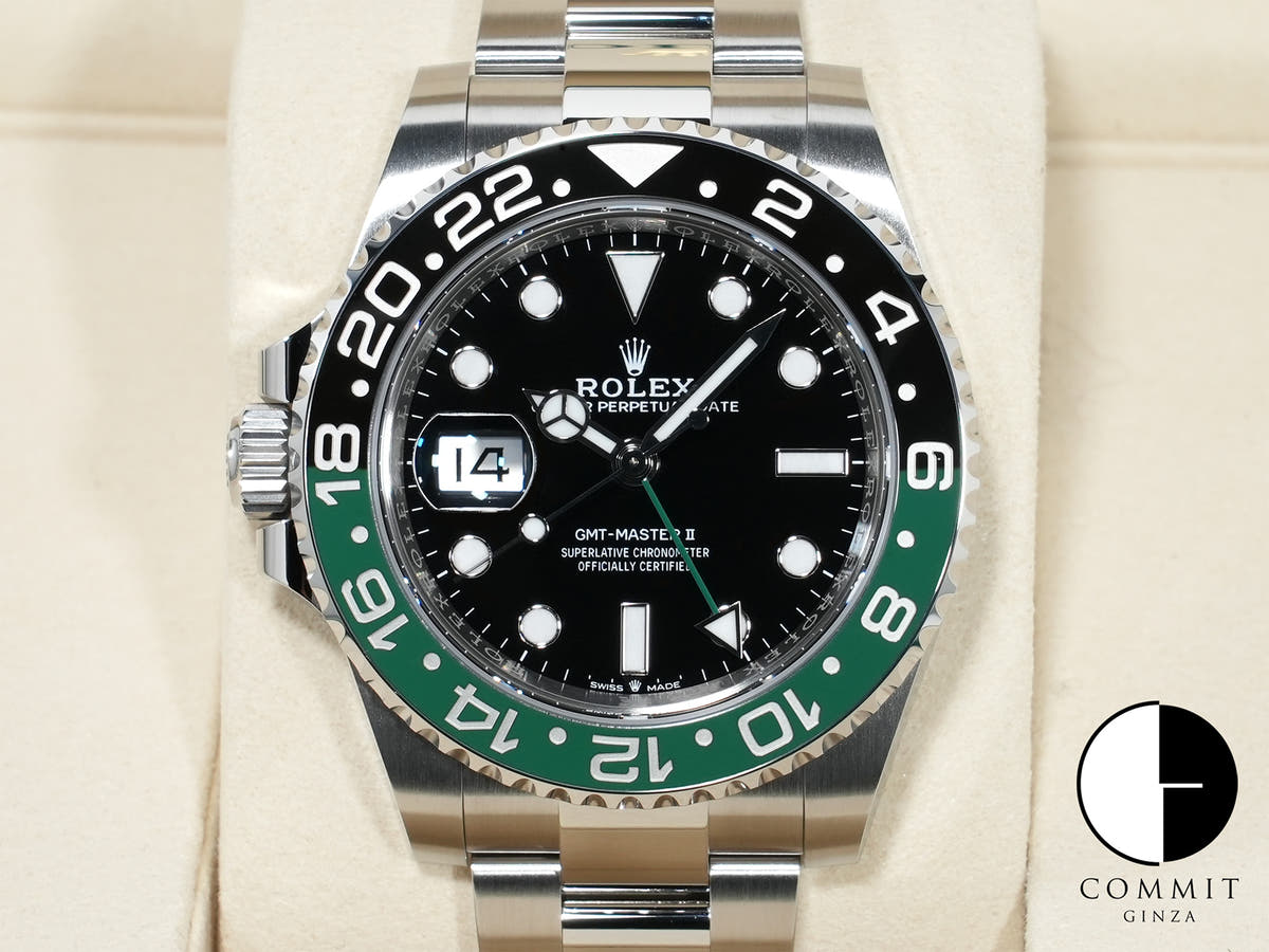 ロレックス GMTマスターII Ref.126720VTNR ステンレススチール ブラック文字盤 オイスターブレスレット 未使用 edihiz3s