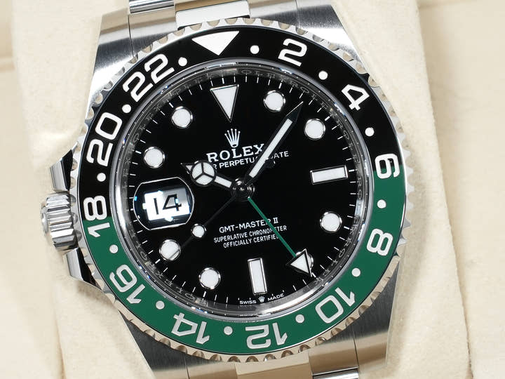 ロレックス GMTマスターII Ref.126720VTNR ステンレススチール ブラック文字盤 オイスターブレスレット 未使用 edihiz3s