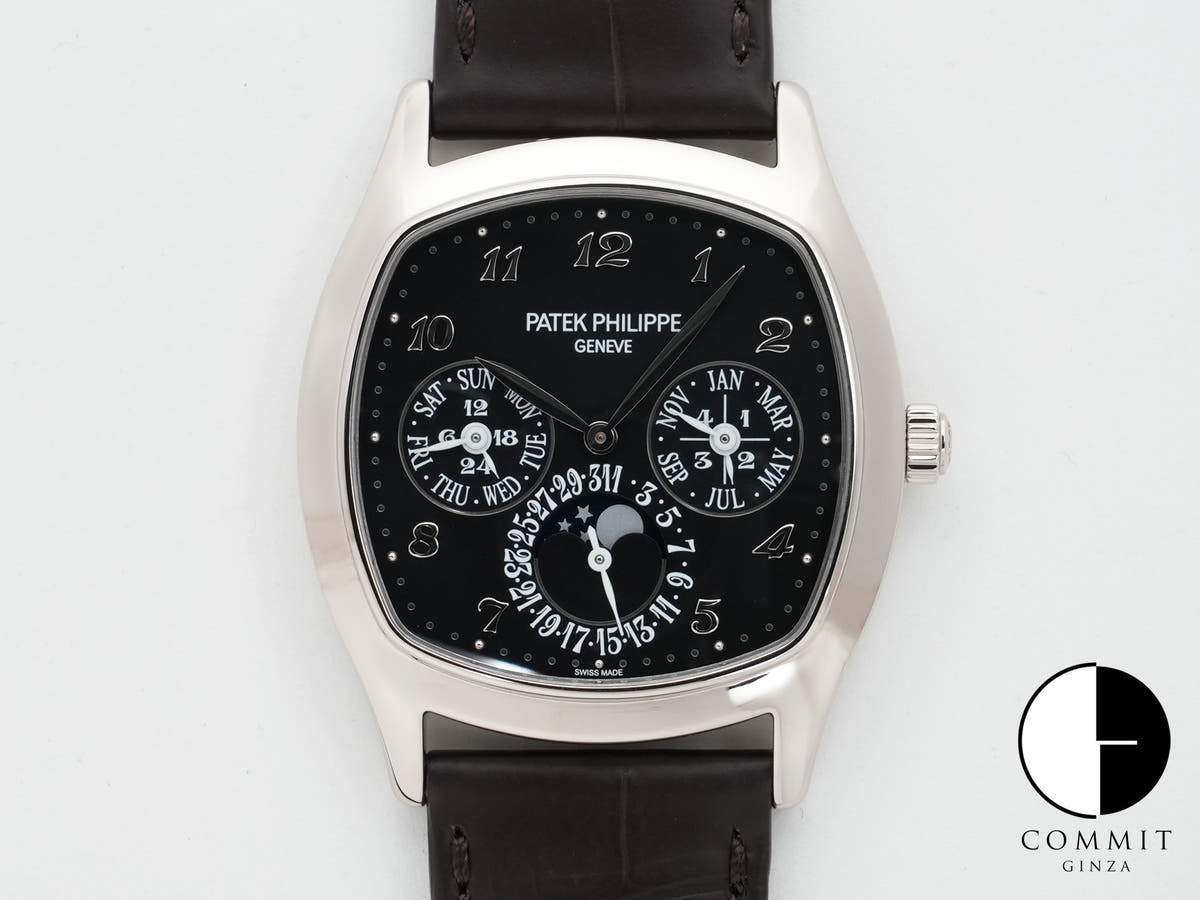 パテックフィリップ パーペチュアルカレンダー Ref.5940G-010 ホワイトゴールド ブラック文字盤 美品 32798o9y