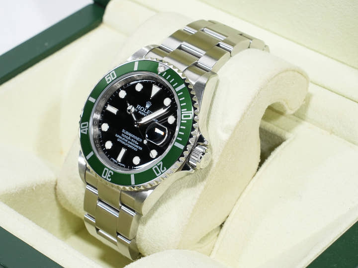 ロレックス サブマリーナー デイト Ref.16610LV ステンレススチール ブラック文字盤 美中古 76d7ruys