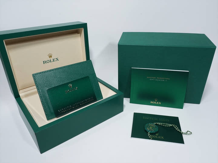 ロレックス GMTマスターII Ref.126710GRNR ステンレススチール ブラック文字盤 オイスターブレスレット 未使用 5kv6hz8r