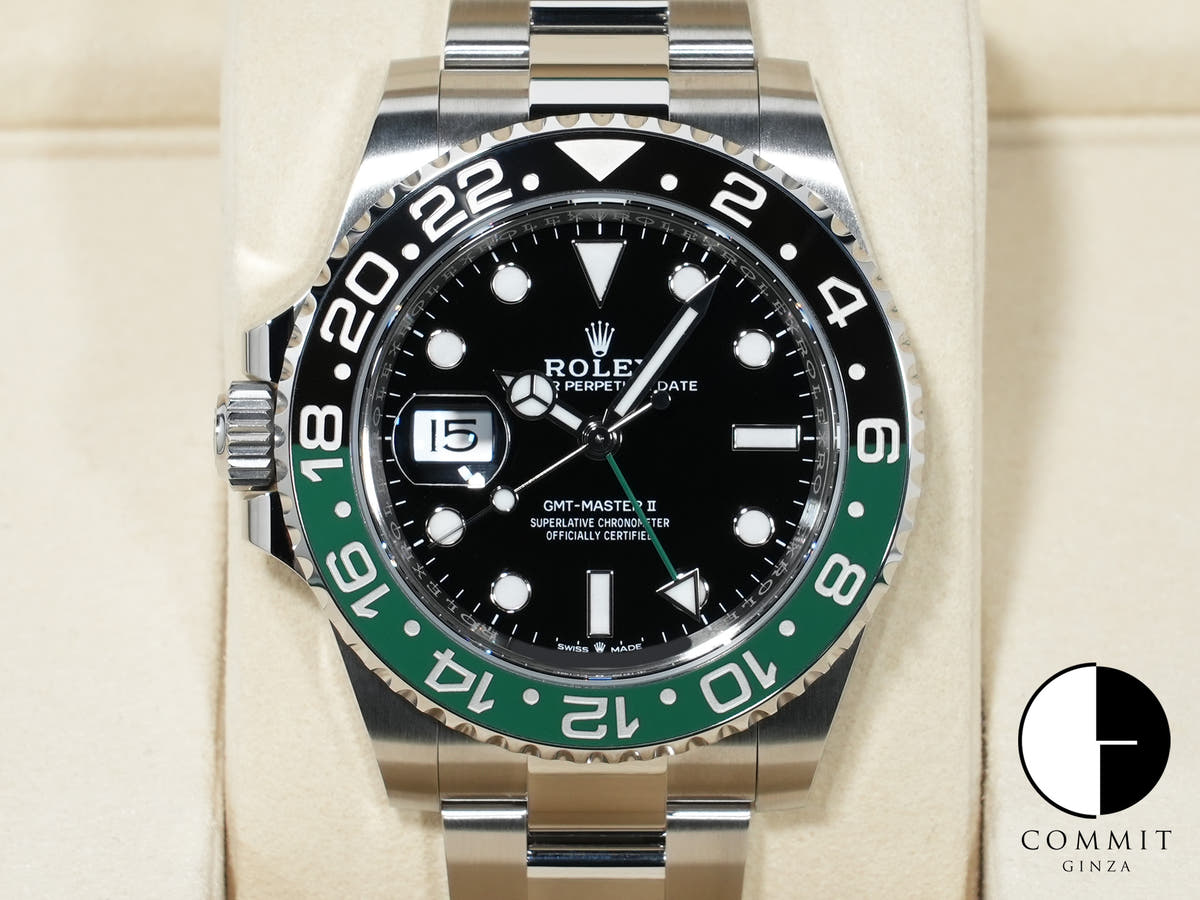 ロレックス GMTマスターII Ref.126720VTNR ステンレススチール ブラック文字盤 オイスターブレスレット 未使用 8a45ur38
