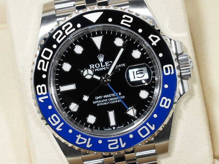 ロレックス GMTマスターII Ref.126710BLNR ステンレススチール ブラック文字盤 ジュビリーブレスレット 未使用 z77dbg97