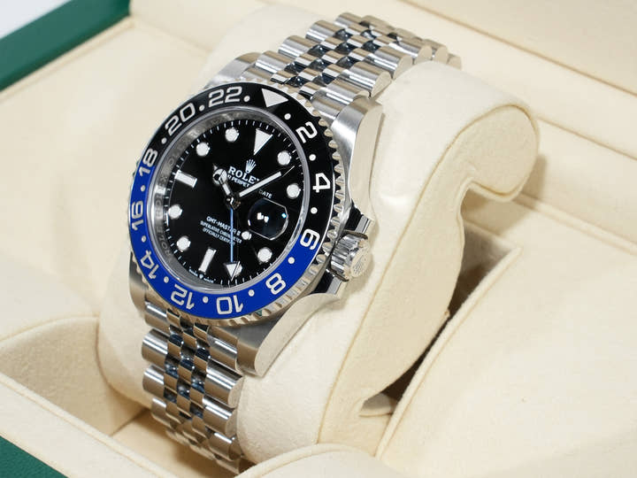 ロレックス GMTマスターII Ref.126710BLNR ステンレススチール ブラック文字盤 ジュビリーブレスレット 未使用 z77dbg97