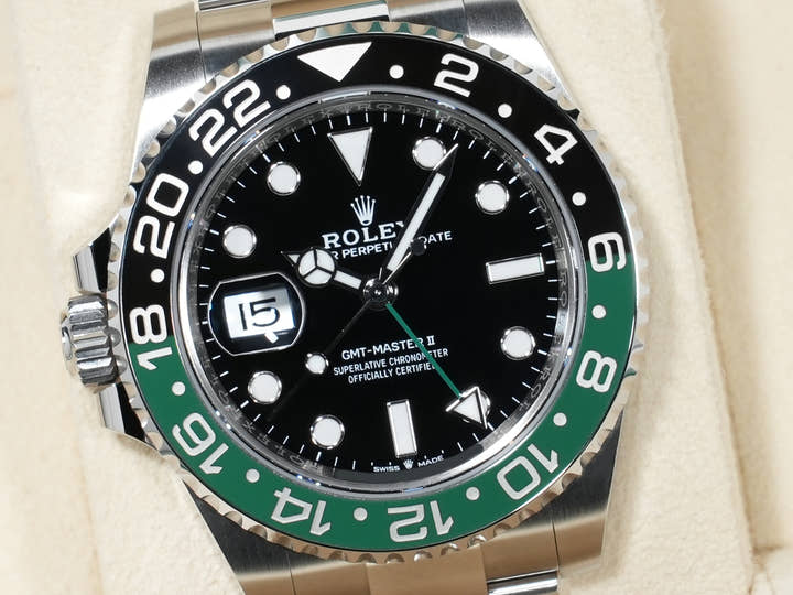 ロレックス GMTマスターII Ref.126720VTNR ステンレススチール ブラック文字盤 オイスターブレスレット 未使用 bihr79tg