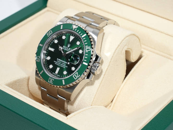 ロレックス サブマリーナー デイト Ref.116610LV ステンレススチール グリーン文字盤 未使用 9ddm38vp