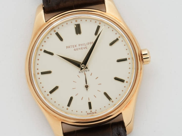 パテックフィリップ カラトラバ トロピカル Ref.2526 イエローゴールド エナメル文字盤 中古 dg3jqizc