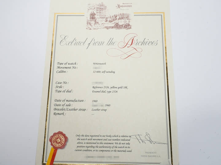 パテックフィリップ カラトラバ トロピカル Ref.2526 イエローゴールド エナメル文字盤 中古 dg3jqizc