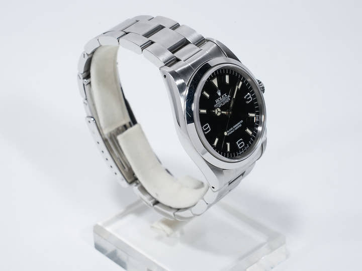 ロレックス エクスプローラーI Ref.14270 ステンレススチール ブラック文字盤 オイスターブレスレット 中古 97s8crjs