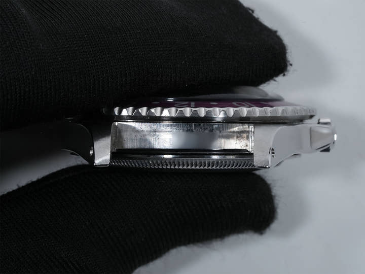 ロレックス GMTマスター Ref.1675 ステンレススチール ブラック文字盤 オイスターブレスレット 中古 ty7y9395