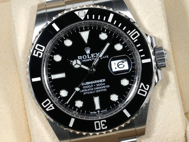 ロレックス サブマリーナー デイト Ref.126610LN ステンレススチール ブラック文字盤 美品 6fir926g