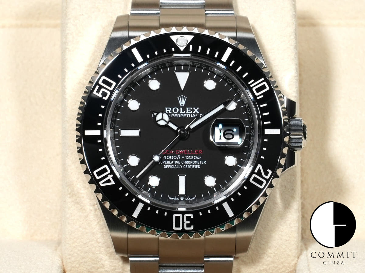 ロレックス シードゥエラー Ref.126600 ステンレススチール ブラック文字盤 美品 rb6avgn2