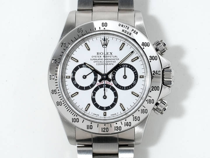 ロレックス デイトナ エルプリメロ Ref.16520 ステンレススチール ホワイト文字盤 中古 b97645mf