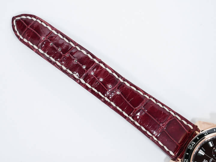 グランドセイコー スポーツコレクション スプリングドライブ20周年記念限定モデル Ref.SBGC230 ピンクゴールド ダークレッド文字盤 中古 mf78oi48