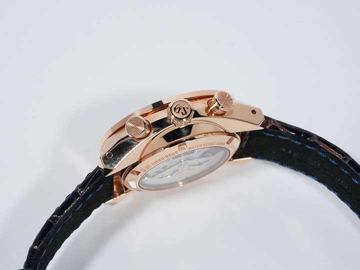 グランドセイコー スポーツコレクション グランドセイコー60周年記念限定モデル Ref.SBGC238 ピンクゴールド ブルー文字盤 中古 p7pvheir