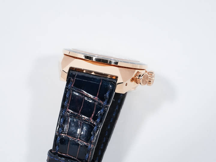 グランドセイコー スポーツコレクション グランドセイコー60周年記念限定モデル Ref.SBGC238 ピンクゴールド ブルー文字盤 中古 p7pvheir