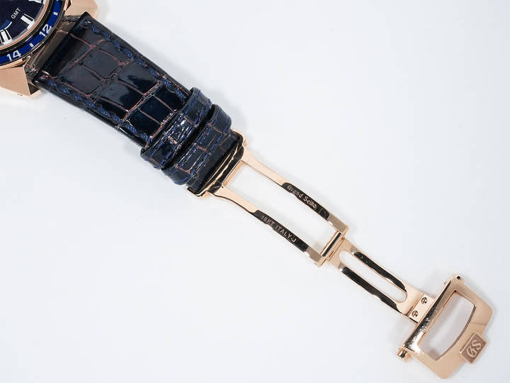 グランドセイコー スポーツコレクション グランドセイコー60周年記念限定モデル Ref.SBGC238 ピンクゴールド ブルー文字盤 中古 p7pvheir