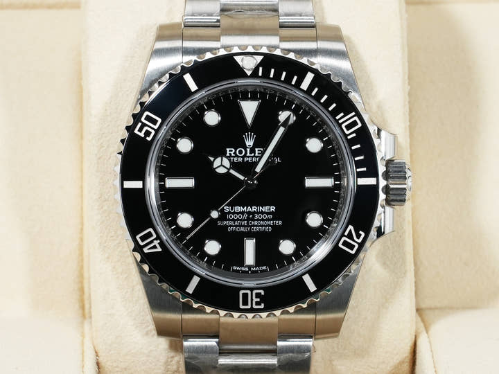 ロレックス サブマリーナー ノンデイト Ref.114060 ステンレススチール ブラック文字盤 未使用 czb6gxom