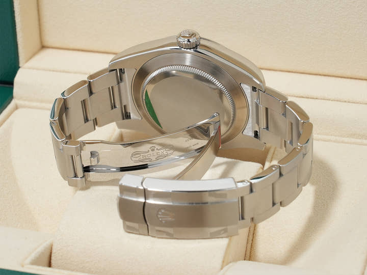 ロレックス エアキング Ref.116900 ステンレススチール ブラック文字盤 オイスターブレスレット 未使用 t7xcckjm