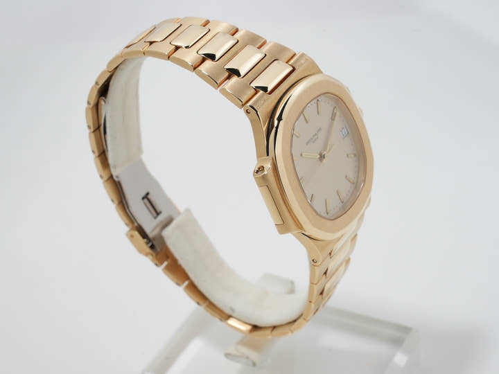 パテックフィリップ ノーチラス Ref.3800/1J-001 イエローゴールド ホワイト文字盤 美品 3zxi5qe7