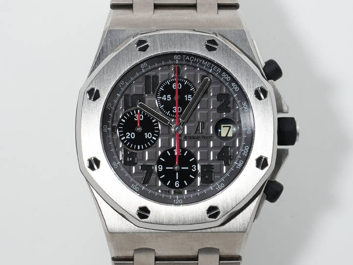 オーデマピゲ ロイヤルオーク オフショア クロノグラフ Ref.26170TI.OO.1000TI.01 チタン グレー×ブラック文字盤 美中古 ss5hnrt4