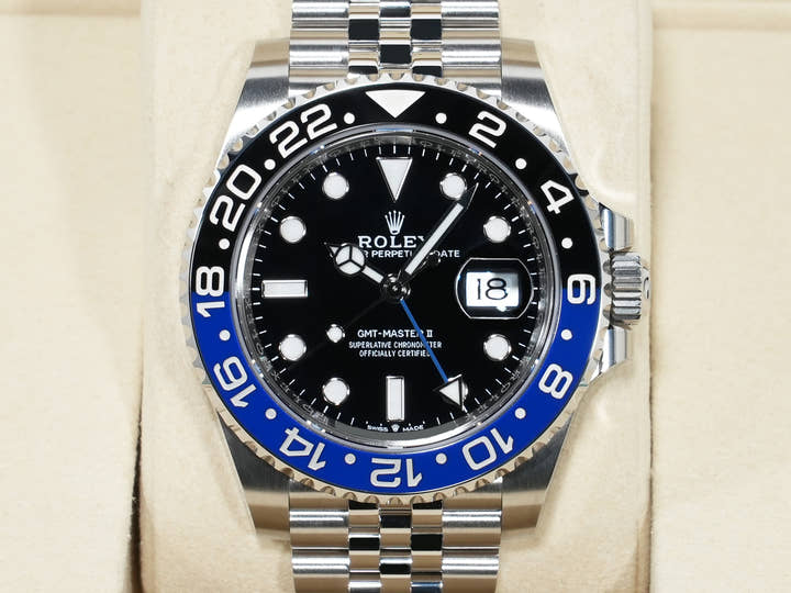ロレックス GMTマスターII Ref.126710BLNR ステンレススチール ブラック文字盤 ジュビリーブレスレット 未使用 3huqsmnb
