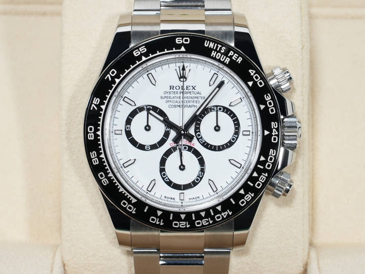 ロレックス デイトナ Ref.126500LN ステンレススチール ホワイト文字盤 未使用 eh75eqvt