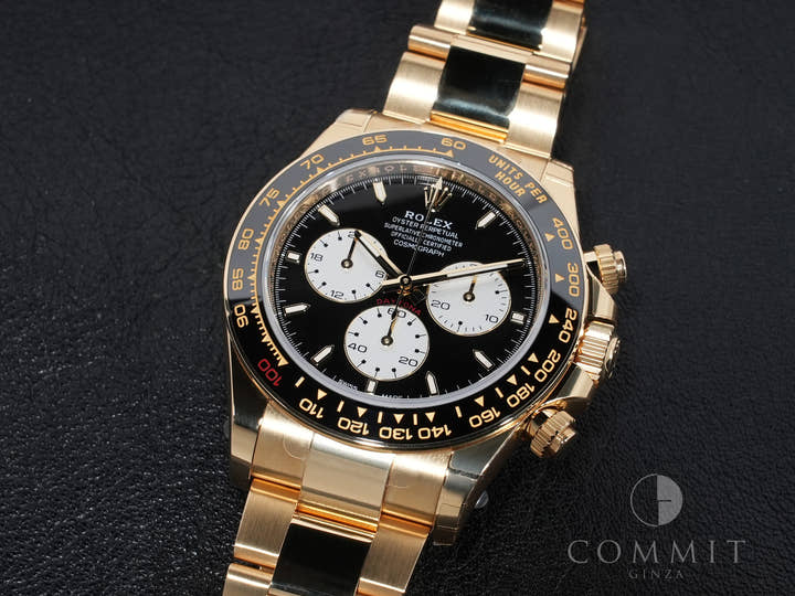 ロレックス デイトナ Ref.126528LN イエローゴールド ブライトブラック文字盤 極美品 3xhbujo4