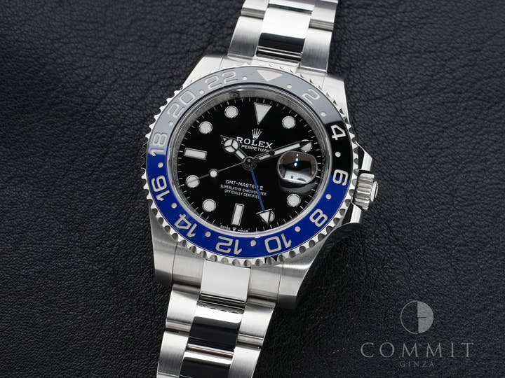 ロレックス GMTマスターII Ref.126710BLNR ステンレススチール ブラック文字盤 オイスターブレスレット 美中古 29rbsrww