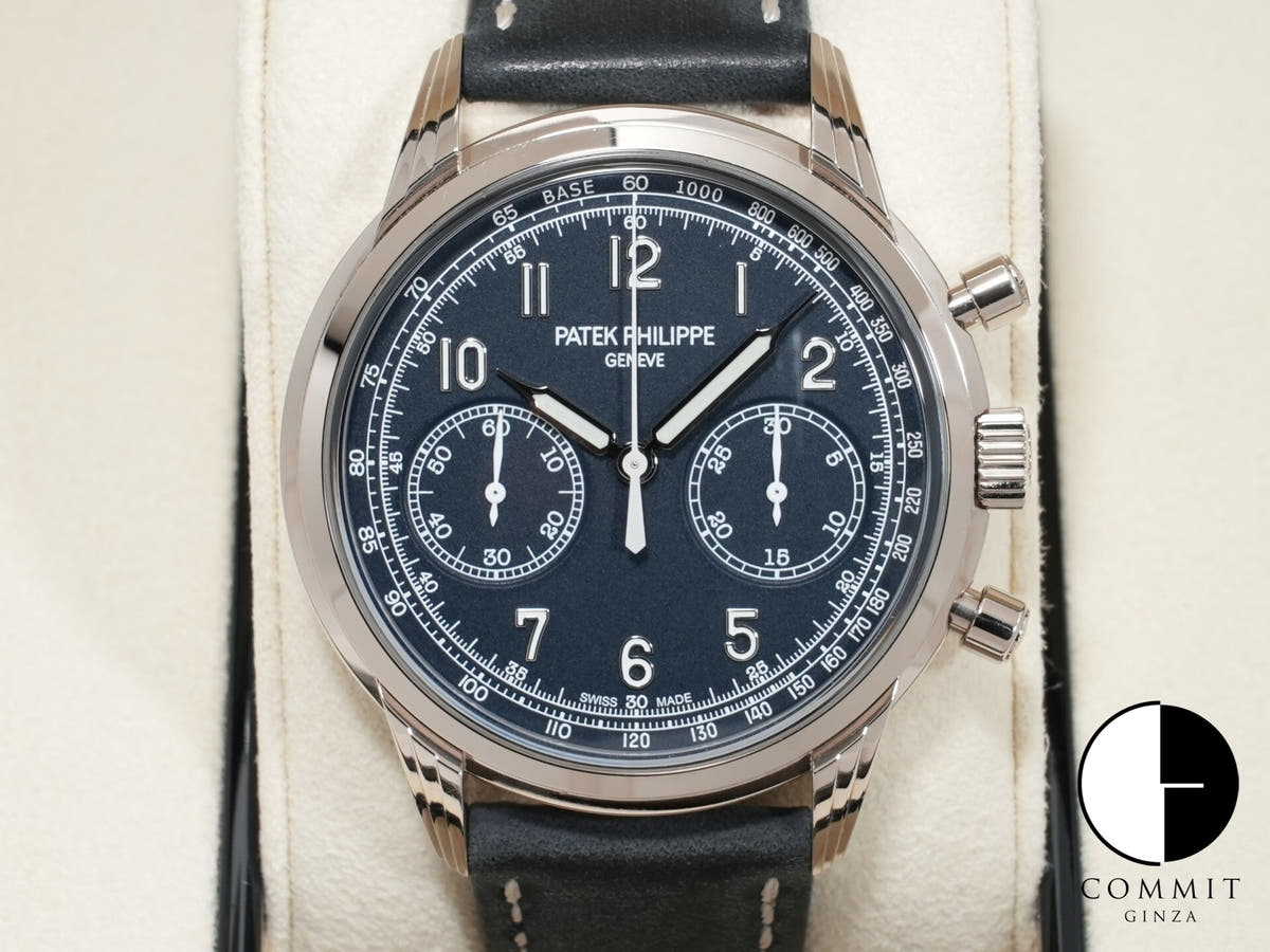 パテックフィリップ コンプリケーション クロノグラフ Ref.5172G-001 ホワイトゴールド ブルー文字盤 中古 hm7icibw