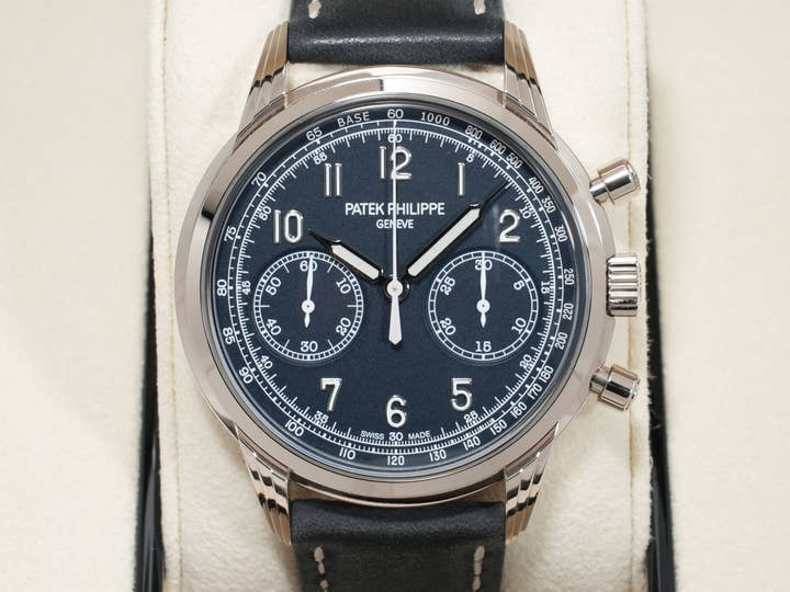 パテックフィリップ コンプリケーション クロノグラフ Ref.5172G-001 ホワイトゴールド ブルー文字盤 中古 hm7icibw