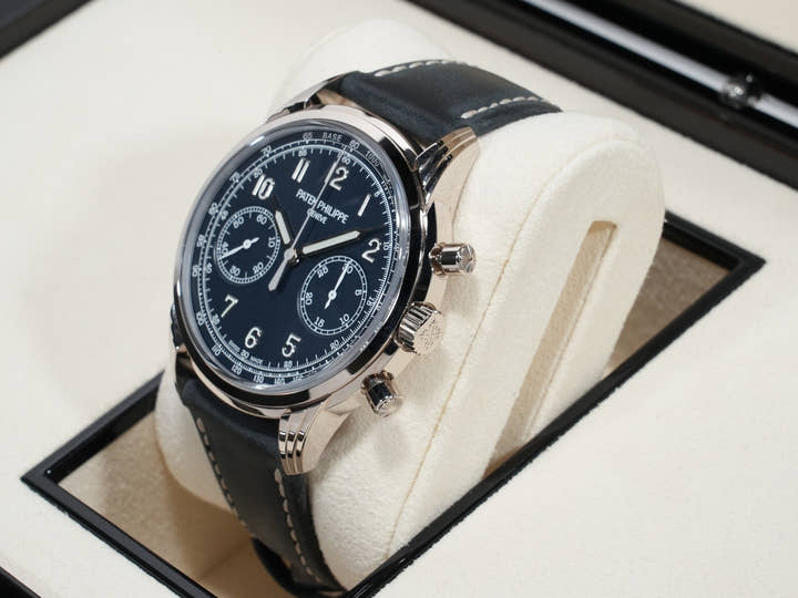 パテックフィリップ コンプリケーション クロノグラフ Ref.5172G-001 ホワイトゴールド ブルー文字盤 中古 hm7icibw