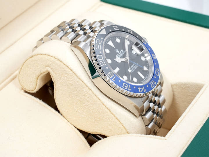 ロレックス GMTマスターII Ref.126710BLNR ステンレススチール ブラック文字盤 ジュビリーブレスレット 中古 beiejg7j