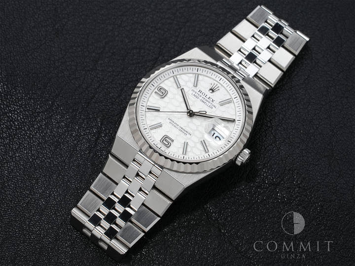 ロレックス ランドドゥエラー Ref.127234 ステンレススチール/ホワイトゴールド ホワイト文字盤 ジュビリーブレスレット 美中古 6se5k2s9