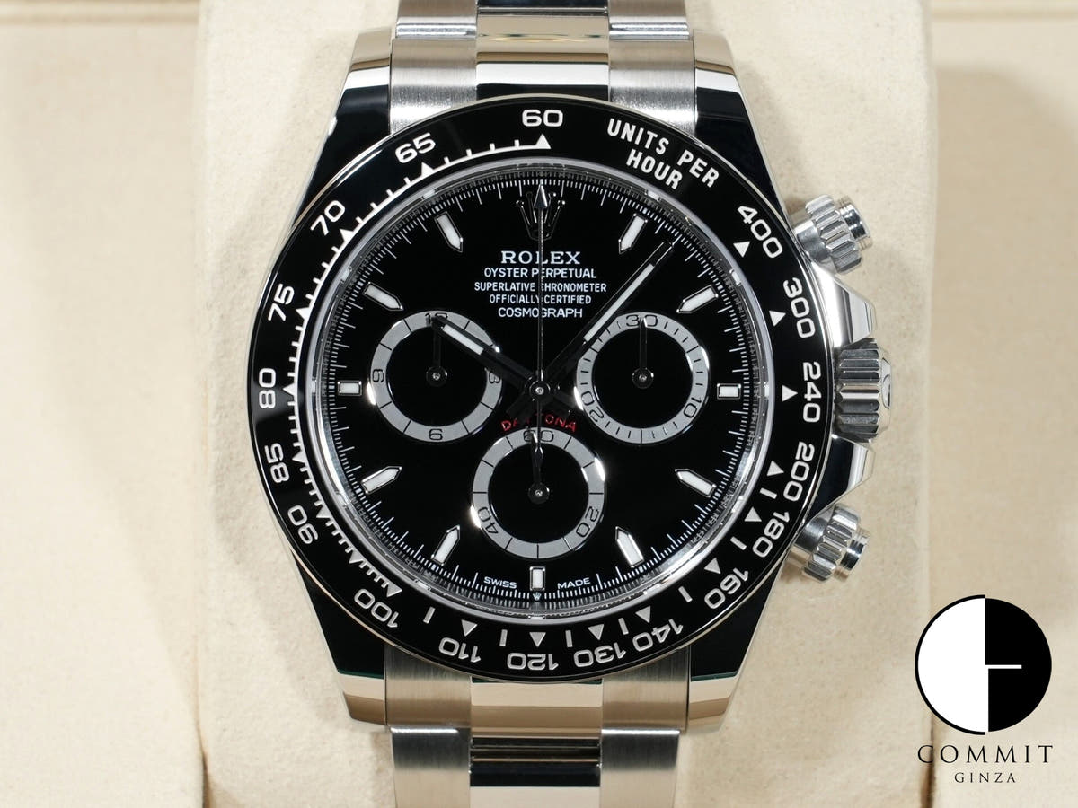 ロレックス デイトナ Ref.126500LN ステンレススチール ブラック文字盤 未使用 c965gdr3