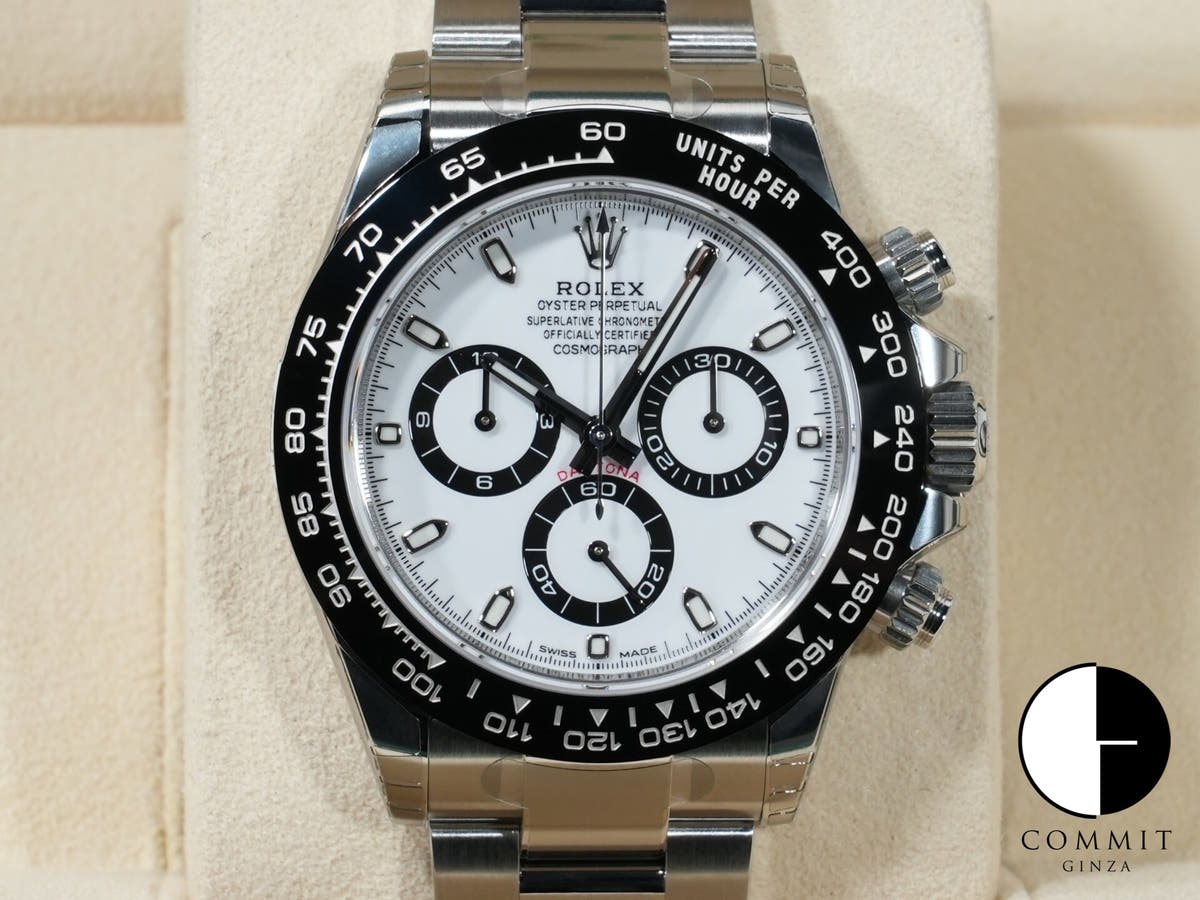 ロレックス デイトナ Ref.116500LN ステンレススチール ホワイト文字盤 未使用 2aa6dq8d