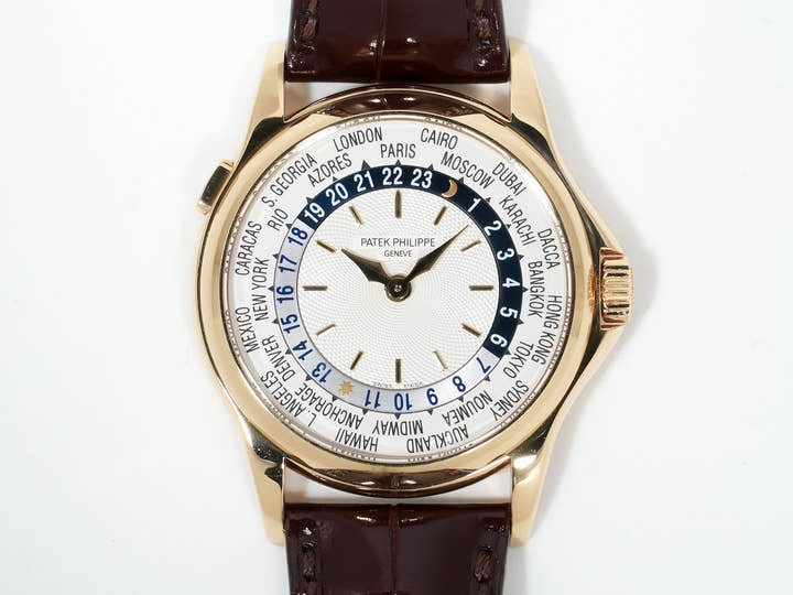 パテックフィリップ コンプリケーション ワールドタイム Ref.5110J-001 イエローゴールド シルバー文字盤 中古 p4hmsgo5