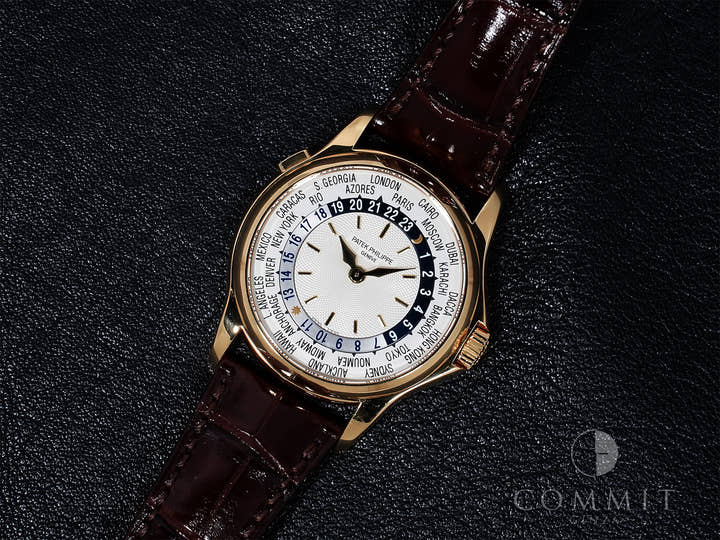 パテックフィリップ コンプリケーション ワールドタイム Ref.5110J-001 イエローゴールド シルバー文字盤 中古 p4hmsgo5