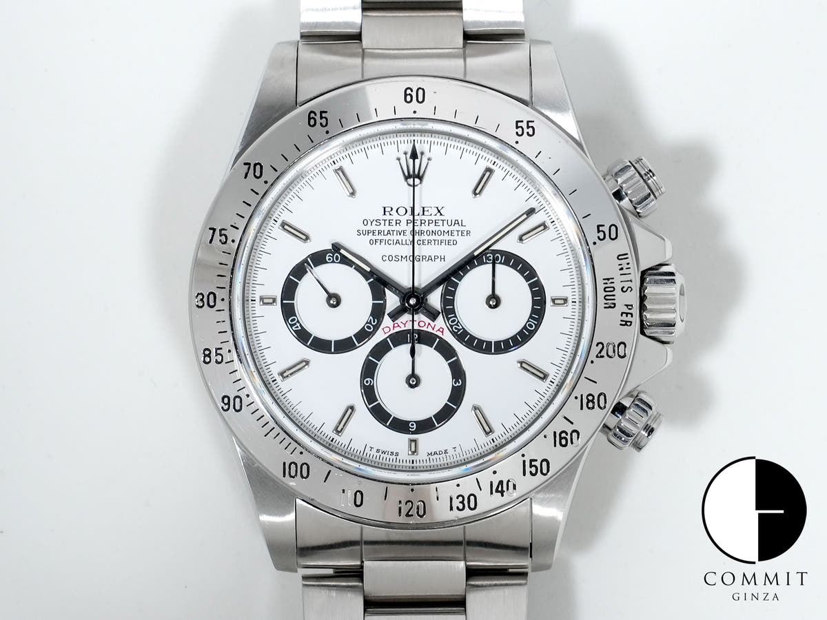 ロレックス デイトナ エルプリメロ Ref.16520 ステンレススチール ホワイト文字盤 中古 3fhzrwiq
