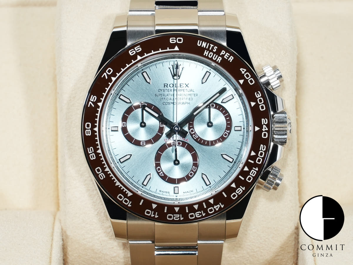ロレックス デイトナ Ref.126506 プラチナ アイスブルー文字盤 未使用 axe3k3bp