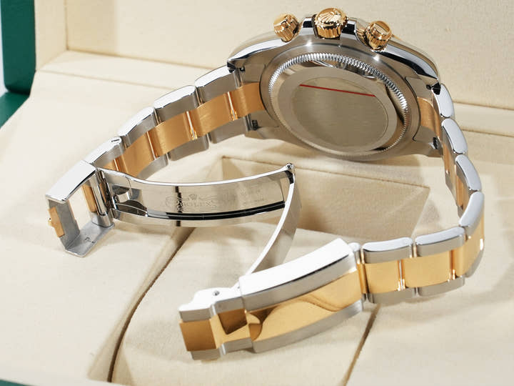 ロレックス デイトナ Ref.126503 ステンレススチール/イエローゴールド ブラック文字盤 極美品 5qfk9j9e