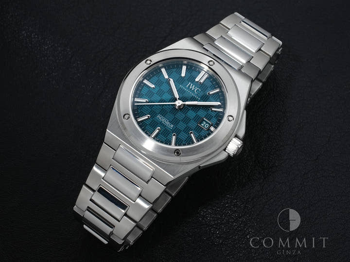IWC インヂュニア オートマティック 40 Ref.IW328903 ステンレススチール グリーン文字盤 美品 u685ynra