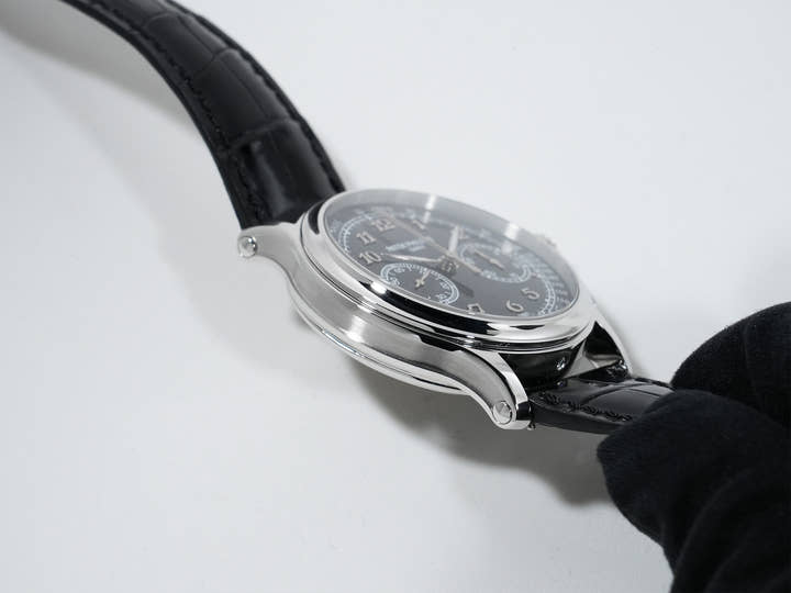 パテックフィリップ スプリットセコンド クロノグラフ Ref.5370P-001 プラチナ ブラック エナメル文字盤 美中古 qvuzay3j